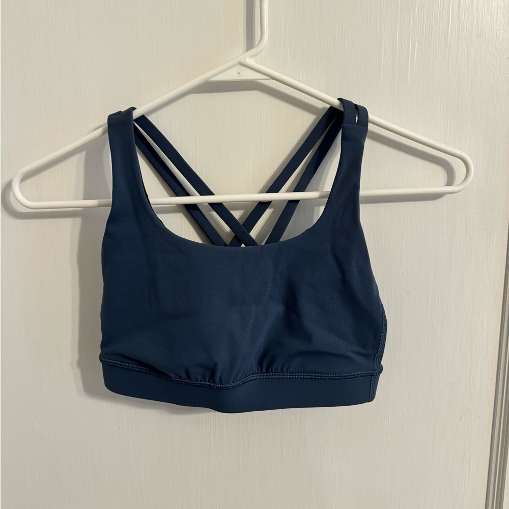 Blue Lululemon bra